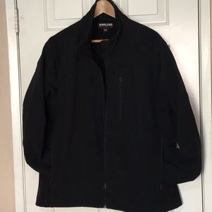 Black fleece like zip up jacket